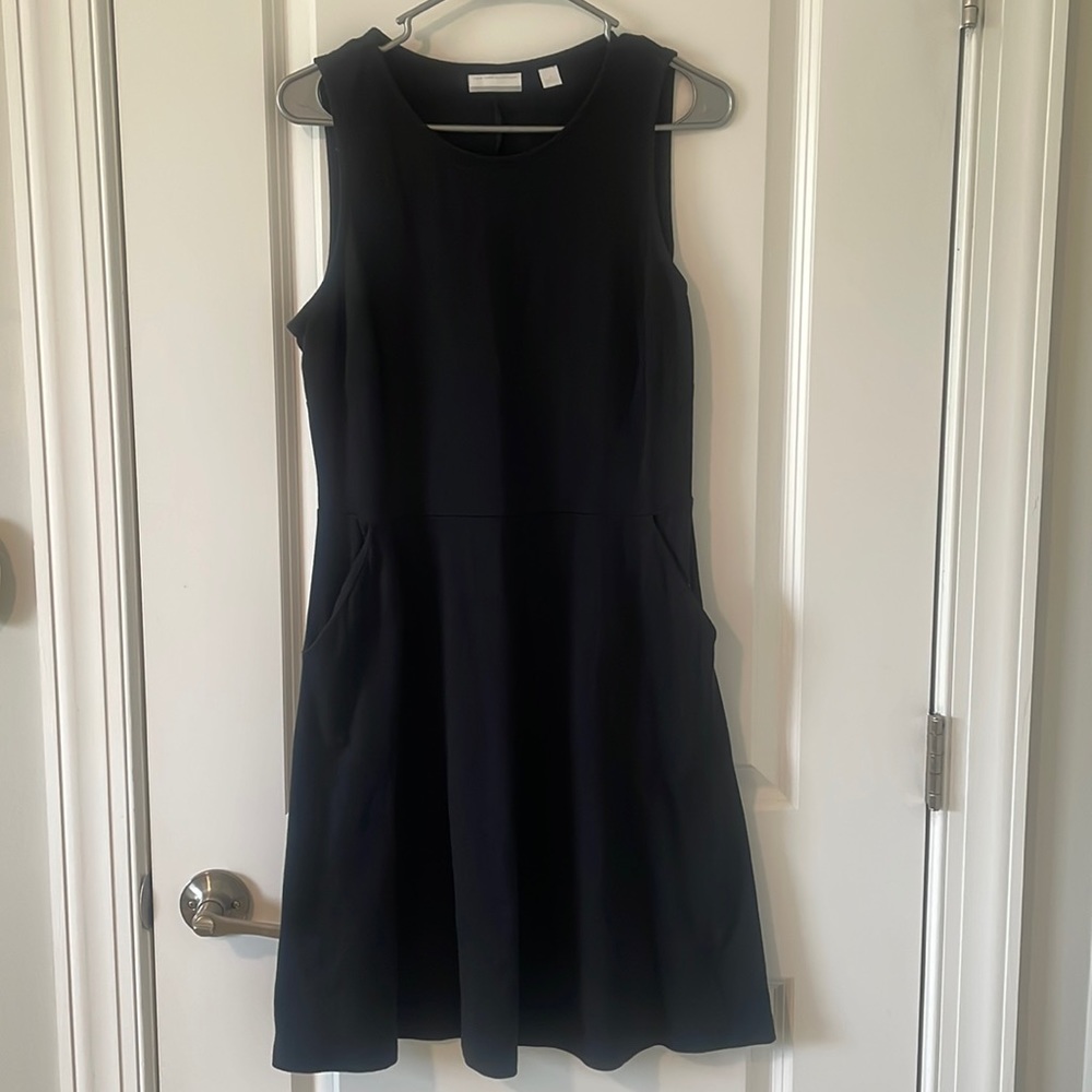 New York and Company Black Dress with Pockets.